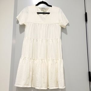 Rebecca minkoff white layered mini dress